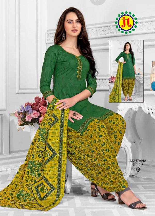 JT Anupama Vol-2 Cotton Designer Patiyala Dress Material